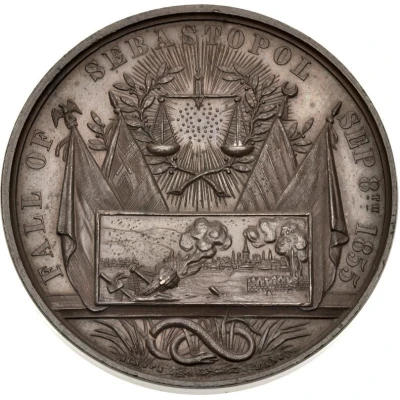 Medal - Victoria Conquest of Sebastopol; bronze front