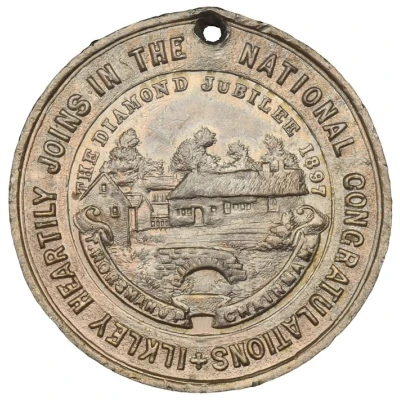 Medal - Victoria Diamond Jubilee; Ilkley back