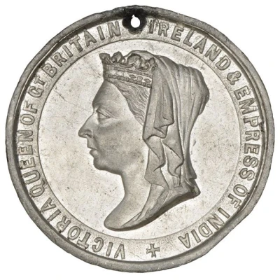 Medal - Victoria Diamond Jubilee; Sheffield Town Hall front