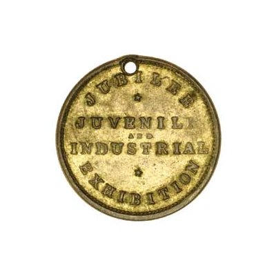 Medal - Victoria Geelong Jubilee Juvenile & Industrial Exhibition back