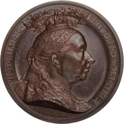 Medal - Victoria Golden Jubilee; A. Gilbert front