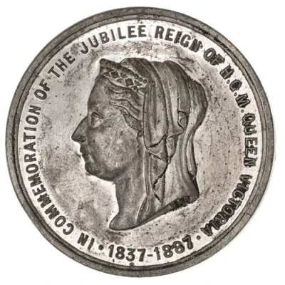 Medal - Victoria Golden Jubilee; Adelaide front