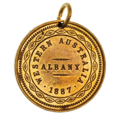 Medal - Victoria Golden Jubilee; Albany back