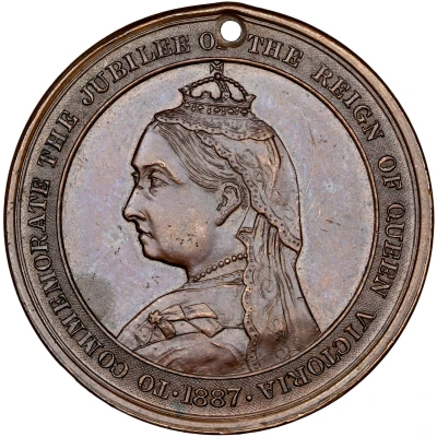 Medal - Victoria Golden Jubilee; Launceston front