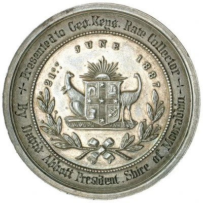 Medal - Victoria Golden Jubilee; Moorabbin back