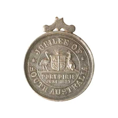 Medal - Victoria Golden Jubilee; Port Pirie back