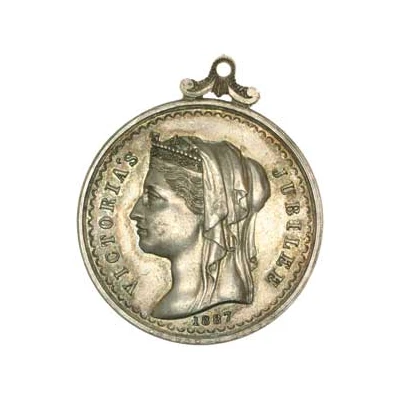 Medal - Victoria Golden Jubilee; Portland, silver front