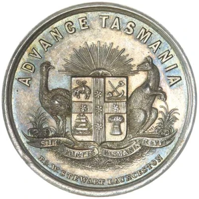 Medal - Victoria Golden Jubilee; silver back