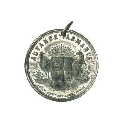 Medal - Victoria Golden Jubilee; white metal back