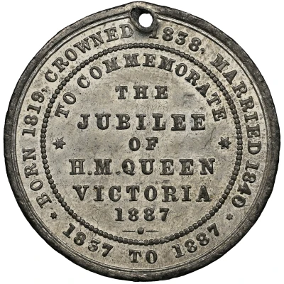 Medal - Victoria Golden Jubilee back