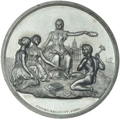 Medal - Victoria Great Exhibition; T. Ottley, 53mm front