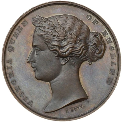 Medal - Victoria Great London Exposition; A. Bovy, bronze front