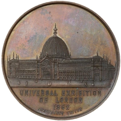 Medal - Victoria Great London Exposition; A. Bovy, bronze back