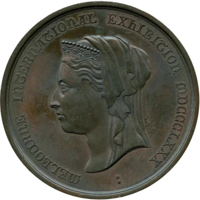 Medal - Victoria International Exhibition; bronze front