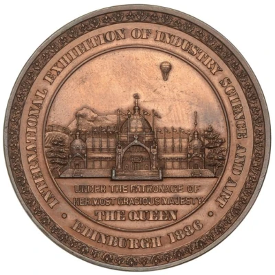 Medal - Victoria International Exhibition of Industry, Science and Art front