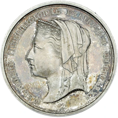 Medal - Victoria International Exhibition; silver front