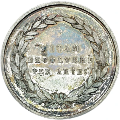 Medal - Victoria International Exhibition; silver back