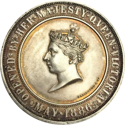 Medal - Victoria International exhibition of navigation, traveling, commerce and manufactures front