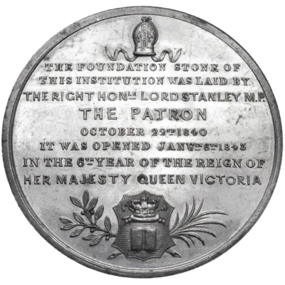 Medal - Victoria Liverpool Collegiate Institution front
