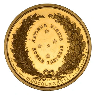 Medal - Victoria Melbourne Centennial Exhibition; gold back