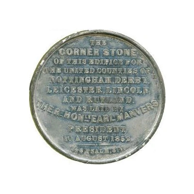 Medal - Victoria Midland Institution back