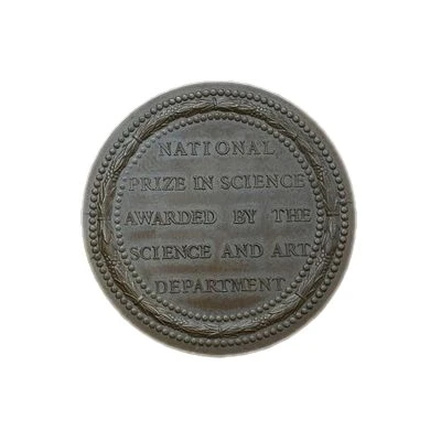 Medal - Victoria National Prize in Science; bronze back