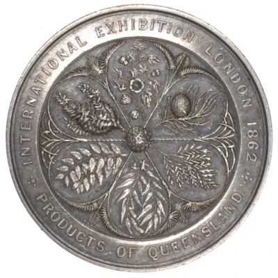 Medal - Victoria Products of Queensland front
