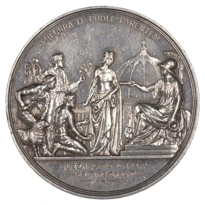 Medal - Victoria Products of Queensland back