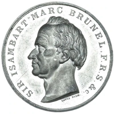 Medal - Victoria Thames Tunnel; J. Davis front