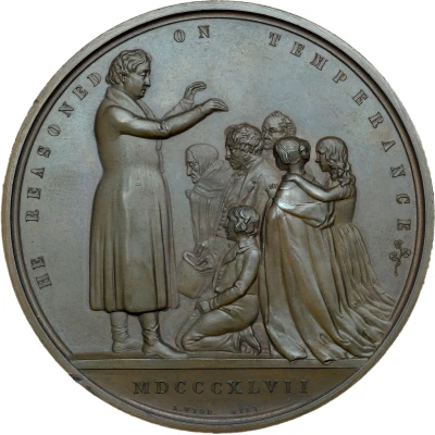 Medal - Victoria Theobald Mathew; bronze back