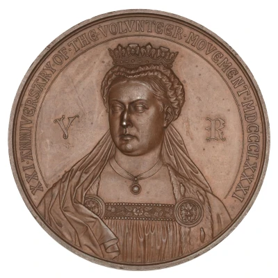 Medal - Victoria Volunteer Force front