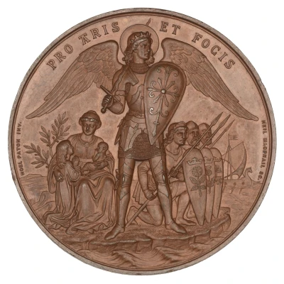 Medal - Victoria Volunteer Force back