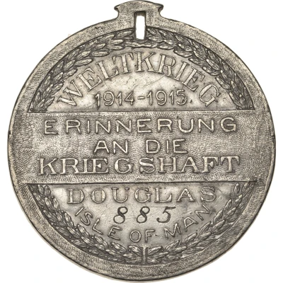 Medal View of Douglas Internment Camp ND back