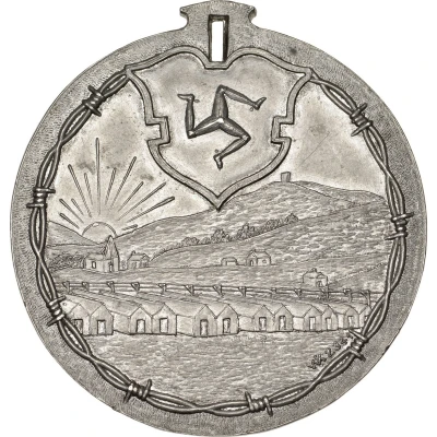 Medal View of Knockaloe Internment Camp ND front