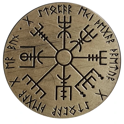 Medal - Viking Runes ND back