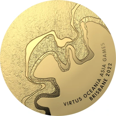 Medal - Virtus Oceania Asia Games Sporting Award back