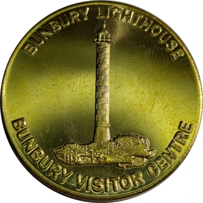 Medal - WA - Bunbury; Visitor Centre (Tourist Souvenir) ND front