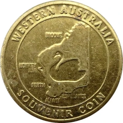 Medal - WA - Cape Naturaliste Lighthouse (Tourist Souvenir) ND back