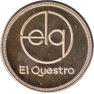 Medal - WA - El Questro (Tourist Souvenir) ND front