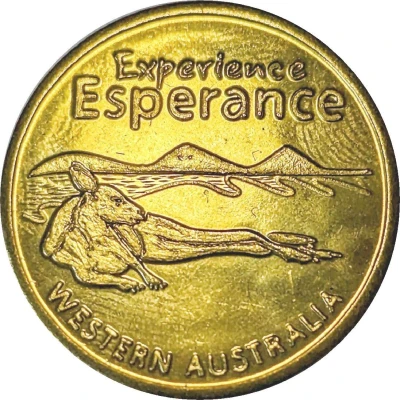 Medal - WA - Experience Esperance (Tourist Souvenir) ND front