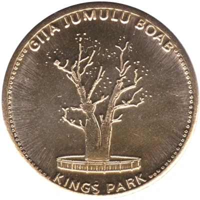 Medal - WA - Kings Park - Boab (Tourist Souvenir) ND front