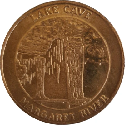 Medal - WA - Lake Cave (Tourist Souvenir) ND front