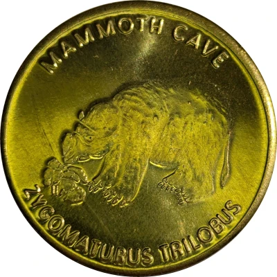 Medal - WA - Mammoth Cave; Zygomaturus Trilobus (Tourist Souvenir) ND front