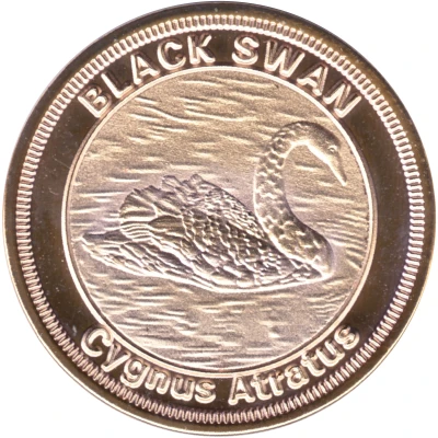 Medal - WA - Maritime Museum; Black Swan (Tourist Souvenir) ND front