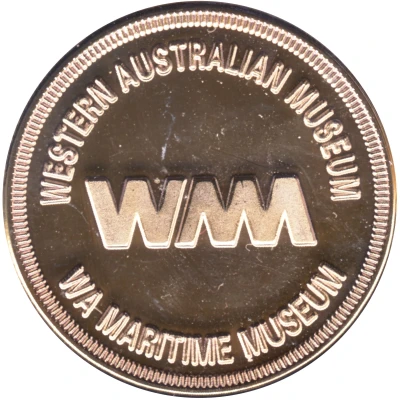 Medal - WA - Maritime Museum; Black Swan (Tourist Souvenir) ND back