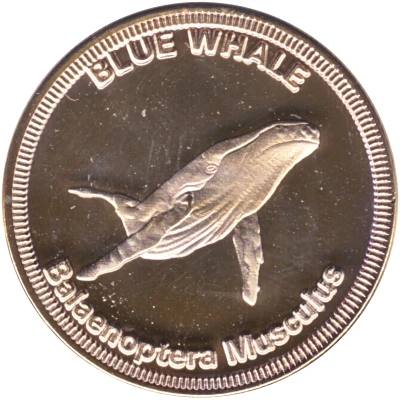 Medal - WA - Maritime Museum; Blue Whale (Tourist Souvenir) ND front