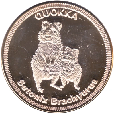 Medal - WA - Maritime Museum; Quokka (Tourist Souvenir) ND front