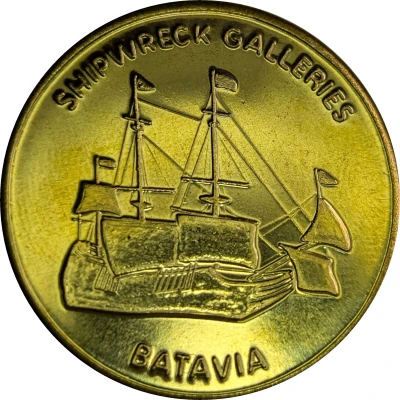 Medal - WA - Museum; Batavia Shipwreck (Tourist Souvenir) ND front