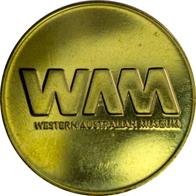 Medal - WA - Museum; Batavia Shipwreck (Tourist Souvenir) ND back