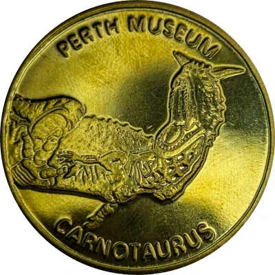 Medal - WA Museum; Carnotaurus (Tourist Souvenir) ND front